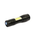 PD-2115  Şarjlı Metal Yağmur Suyu Geçirmez Xpe + COB Led'li El Feneri 