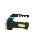 PS-3879 USB Şarj Göstergeli Şarj Edilebilir 7*XPE +COB Led El Feneri