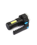 PS-3879 USB Şarj Göstergeli Şarj Edilebilir 7*XPE +COB Led El Feneri