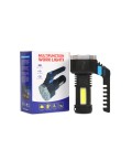 PS-3879 USB Şarj Göstergeli Şarj Edilebilir 7*XPE +COB Led El Feneri