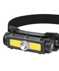PS-1327 XPG + COB LED 7 Modlu USB Şarj Edilebilir 800 Lümen Mıknatıslı Kafa Lambası
