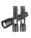 Ps-6153 10000 Lümen Zoomlu Mıknatıslı TG Cob Led Powerbank Özellikli Profesyonel El Feneri