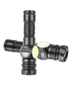 PeakStar PS-8745 Profesyonel Zoomlu 30W Powerbank Mıknatıslı Avcı Kamp Tamirci Feneri