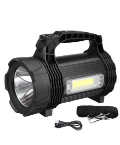 PeakStar PS-889 Su Geçirmez Yüksek Güçlü Osram Led 30W Şarj Edilebilir Powerbank Özellikli Profesyonel El Feneri