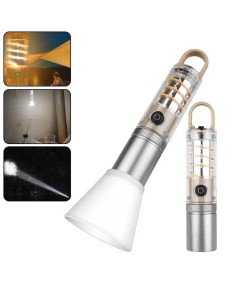 PeakStar Ps-8915 10W Zoomlu Led Powerbank Özellikli Şarjlı Kamp El Feneri