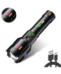 PS-9885 Profesyonel Zoomlu 50W Şarjlı Powerbank Avcı Polis El Feneri
