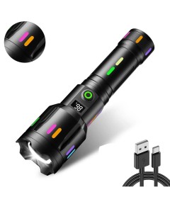 PS-9885 Profesyonel Zoomlu 50W Şarjlı Powerbank Avcı Polis El Feneri