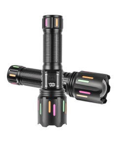 PeakStar Ps-9954 30w Zoomlu Led Powerbank Özellikli Şarjlı Profesyonel El Feneri