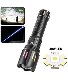 PeakStar Ps-9954 30w Zoomlu Led Powerbank Özellikli Şarjlı Profesyonel El Feneri PeakStar Ps-9954 30w Zoomlu Led Powerbank Özellikli Şarjlı Profesyonel El Feneri