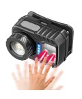 PS-571 Sensör XPG COB LED USB Şarj Edilebilir Lityum Pilli Zoomlu Kafa Lambası