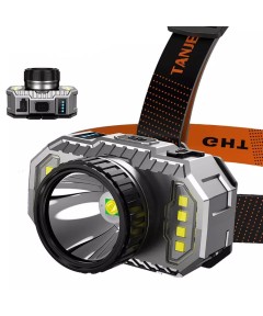 PS-010 800 Lümen Zoomlu Şarj Göstergeli Cob LED Usb'li Şarjlı Kafa Lambası